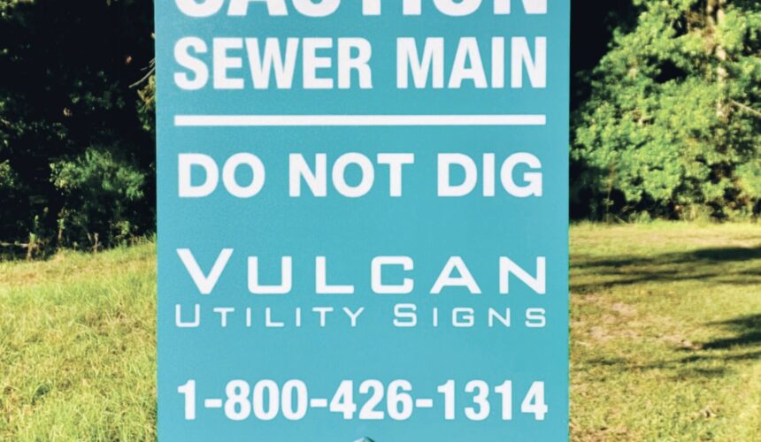 Caution - Sewer Main Do Not Dig